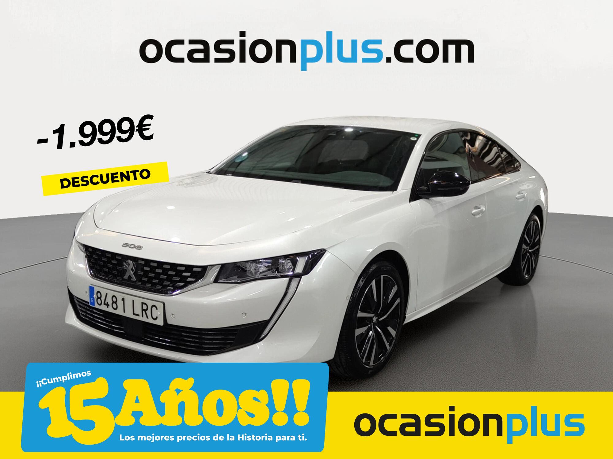 PEUGEOT 508 (BlueHDi 130 S&S GT EAT8 96 kW (130 CV)) en Madrid