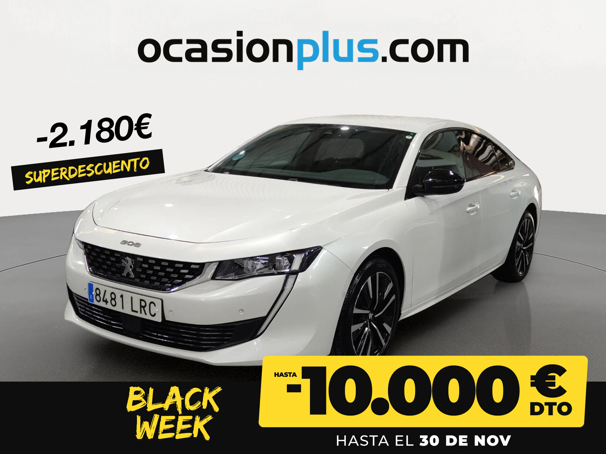 PEUGEOT 508 (BlueHDi 130 S&S GT EAT8 96 kW (130 CV)) en Madrid