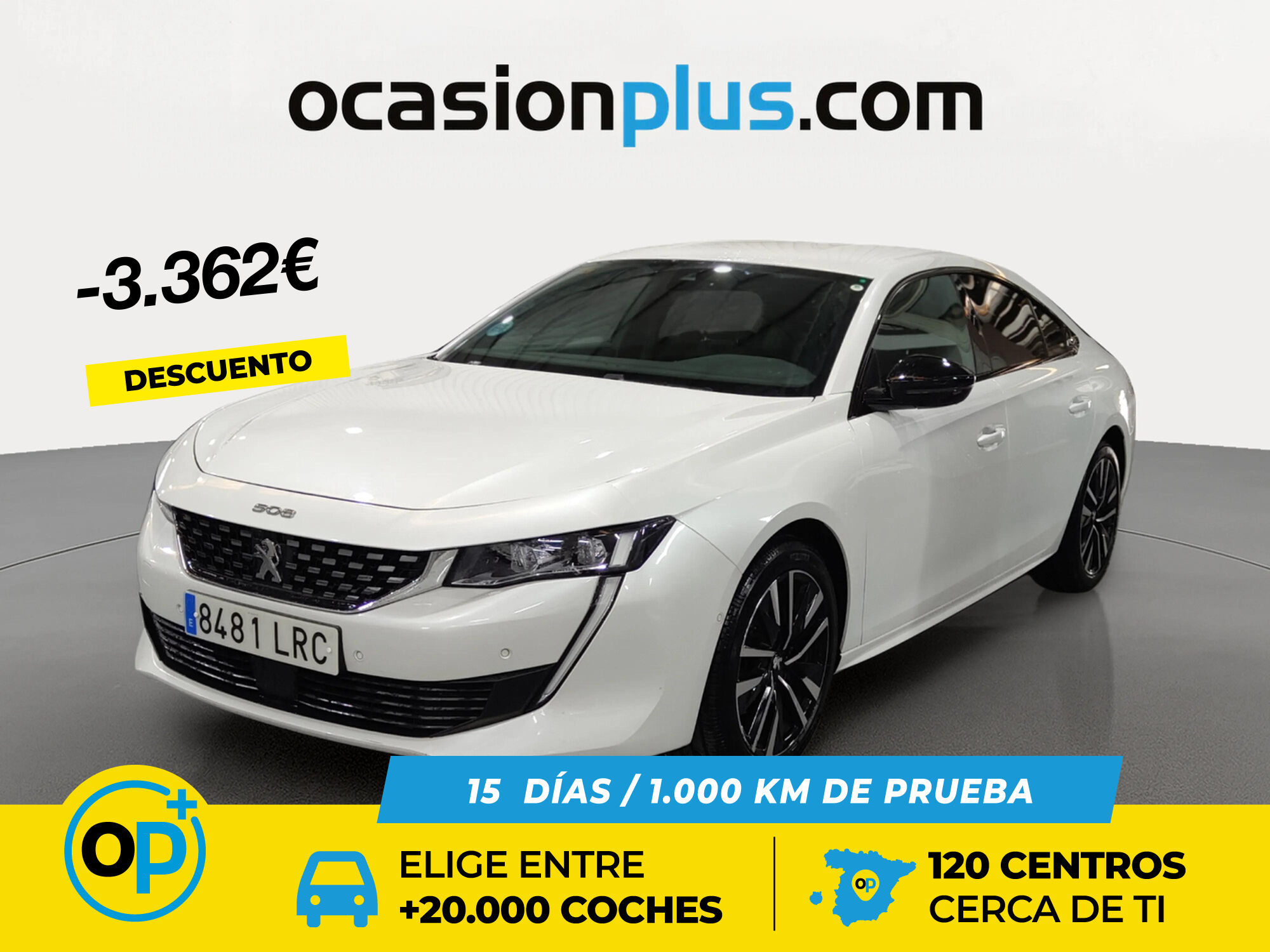 PEUGEOT 508 (BlueHDi 130 S&S GT EAT8 96 kW (130 CV)) en Madrid