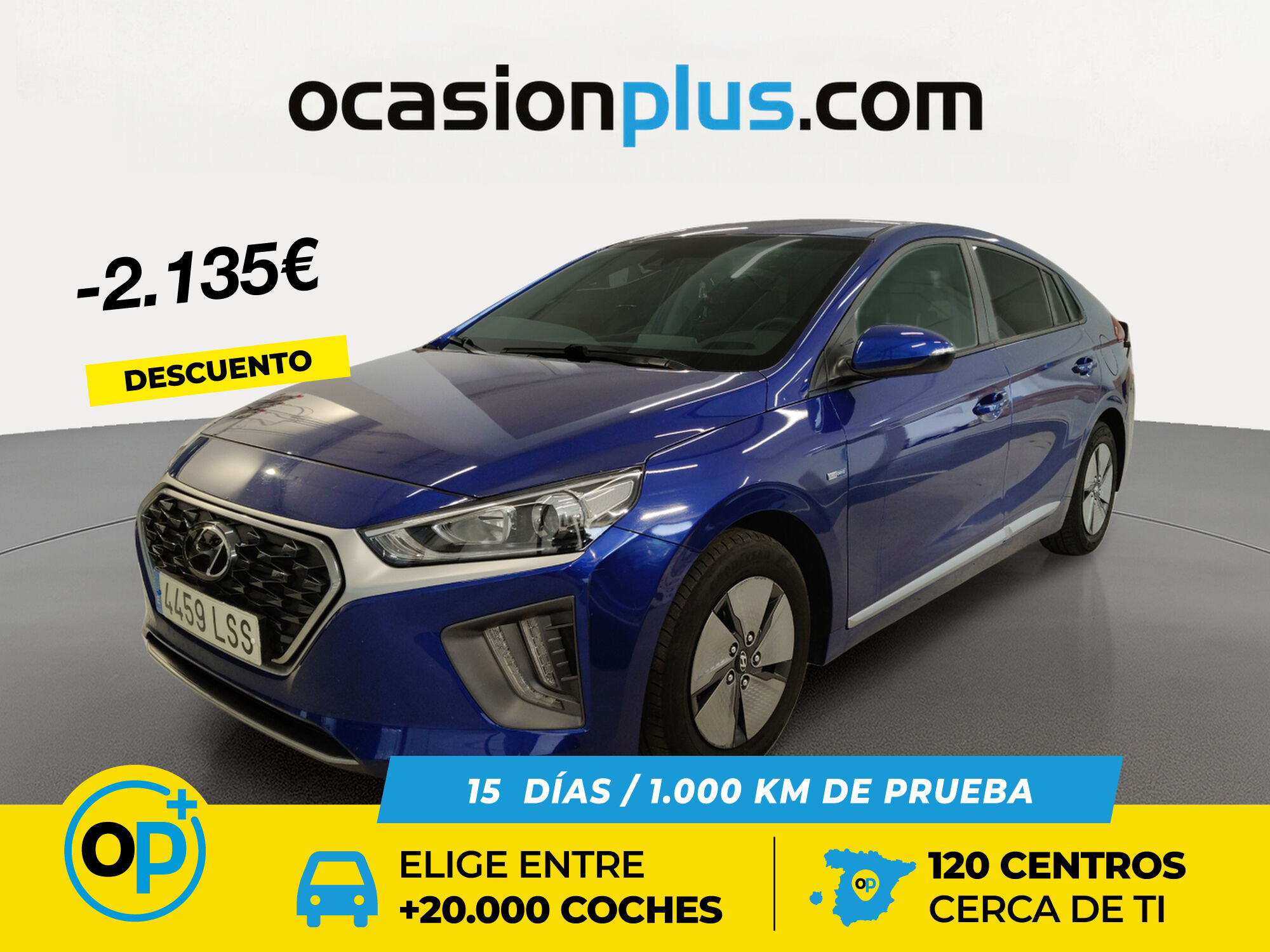 HYUNDAI Ioniq (1.6 GDI HEV Klass LE 104 kW (141 CV)) en Madrid