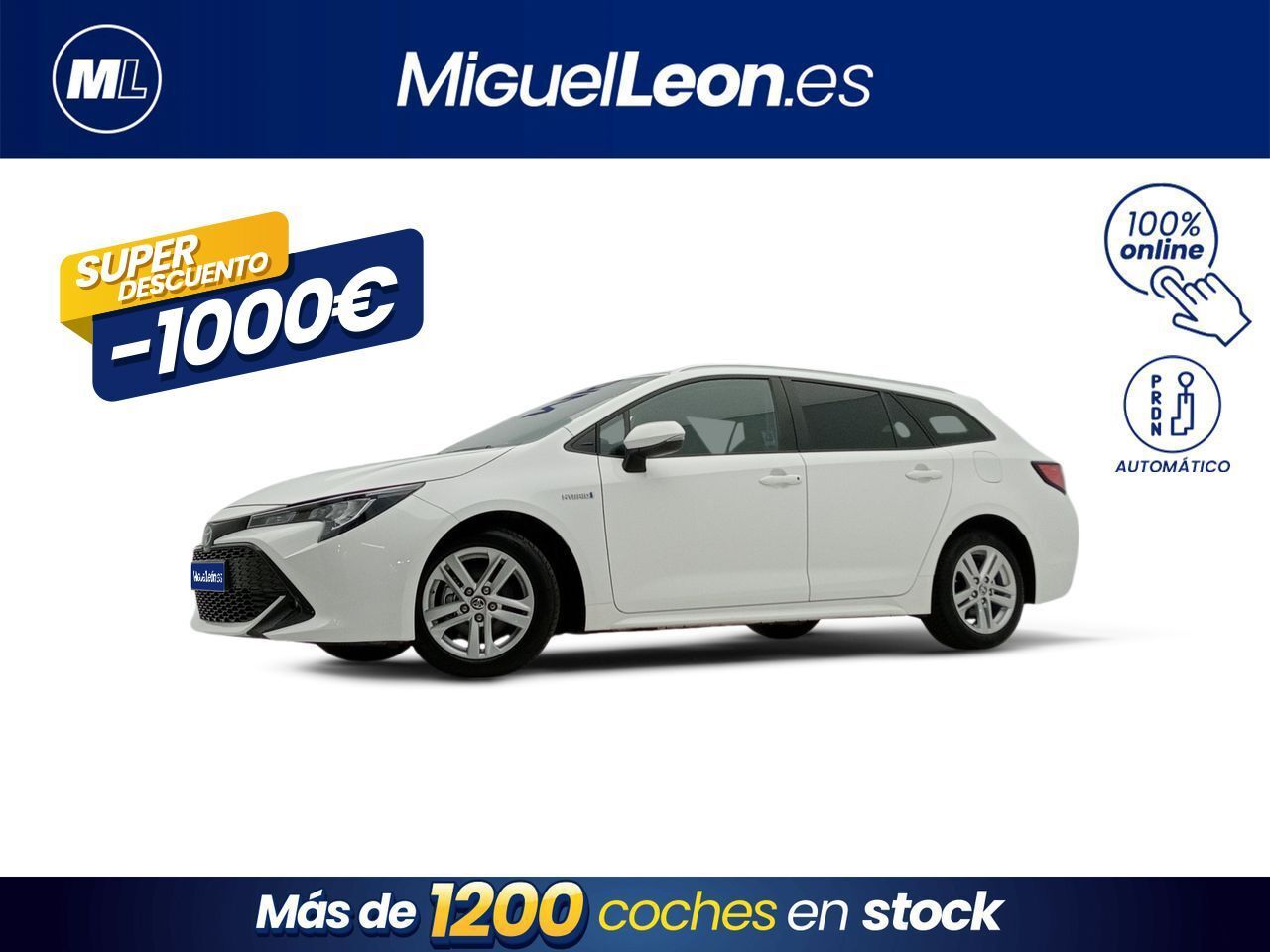 TOYOTA Corolla (1.8 125H BUSINESS PLUS E-CVT TOU SPORT) en Palmas, Las
