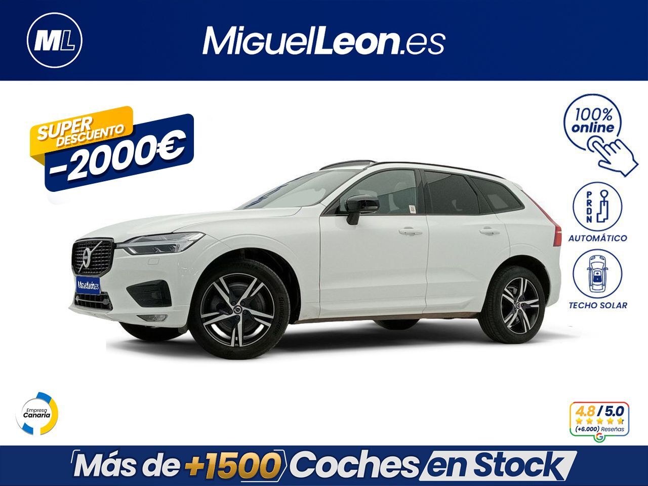 VOLVO XC60 (2.0 B4 D R-Design Auto) en Palmas, Las