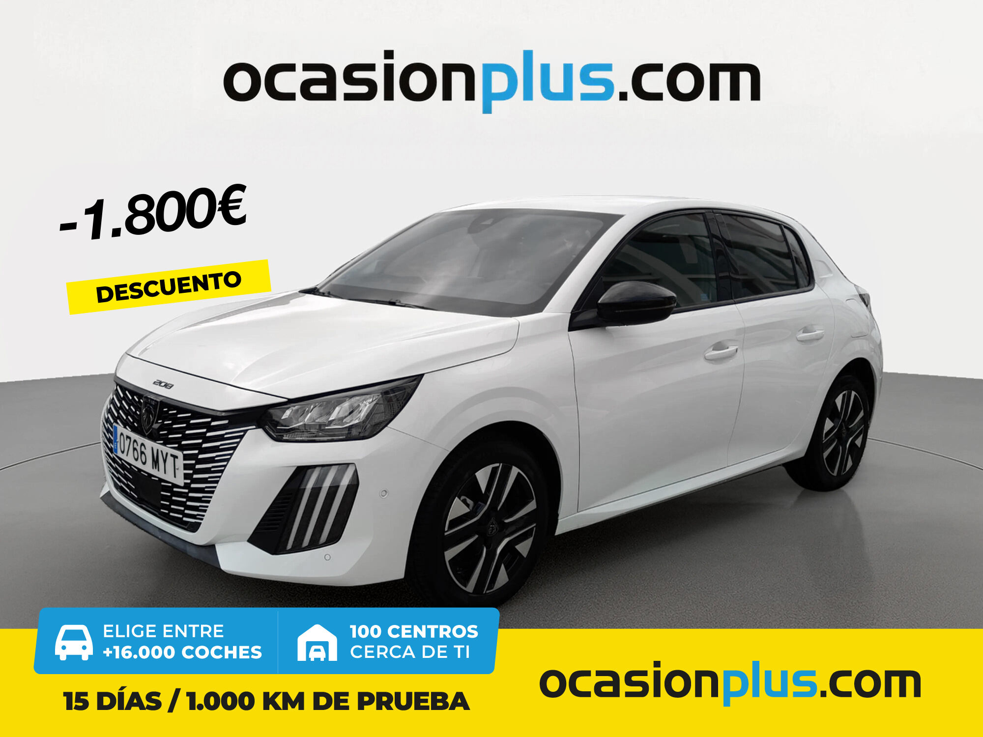 PEUGEOT 208 (Allure Hybrid eDCS6 75 kW (100 CV)) en Madrid