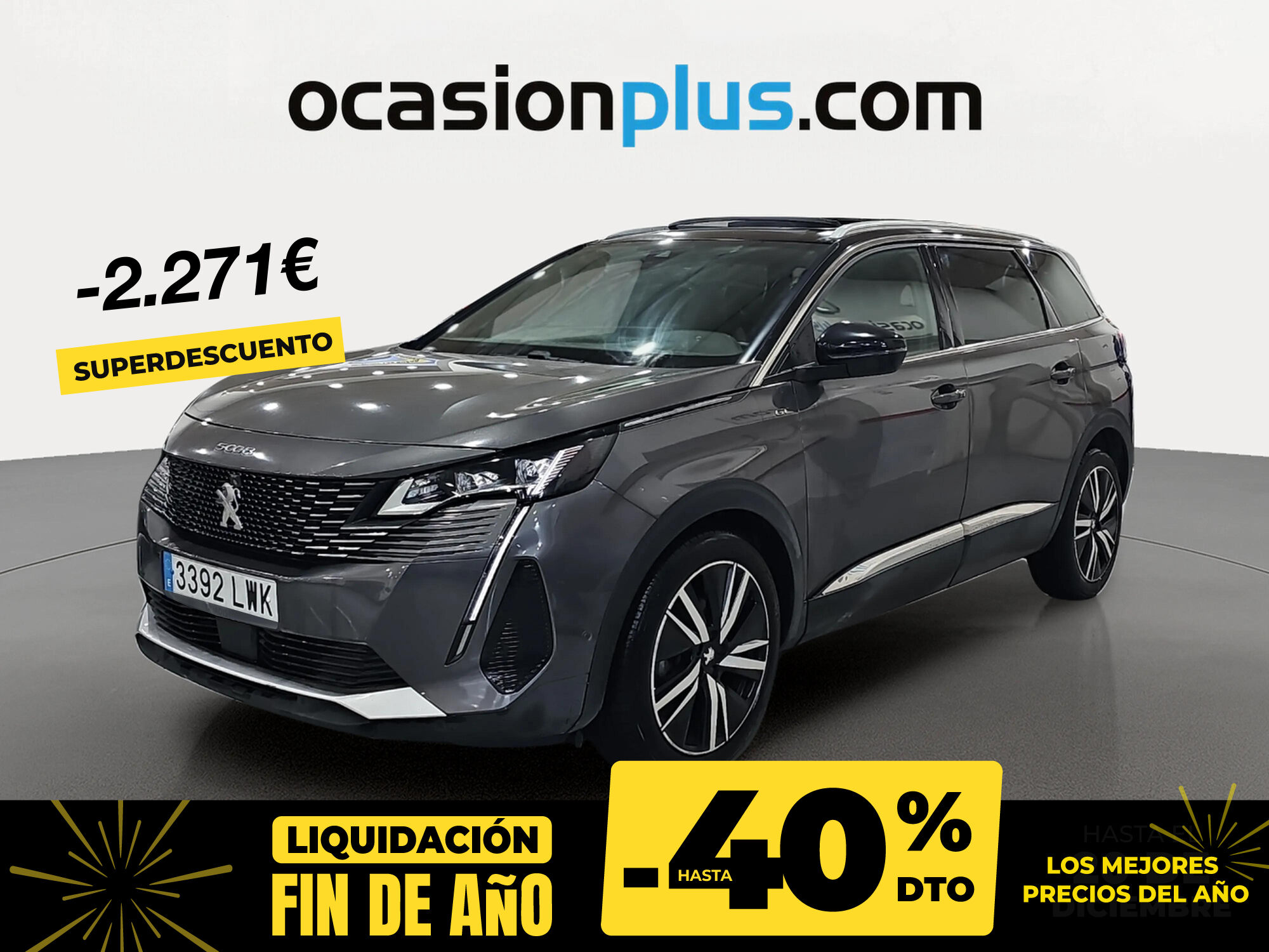 PEUGEOT 5008 (BlueHDI 180 S&S GT Pack EAT8 132 kW (180 CV)) en Madrid