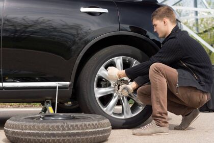 Siete claves para cambiar una rueda de tu coche