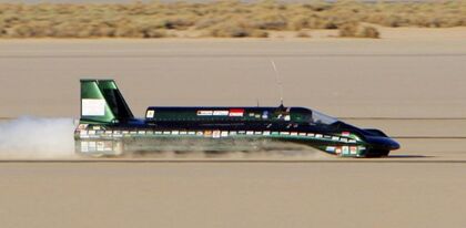 Recórd mundial de velocidad en un coche a vapor