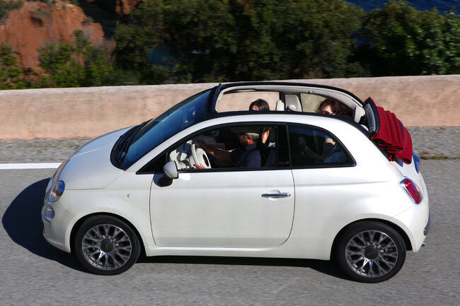 Fiat 500C lateral