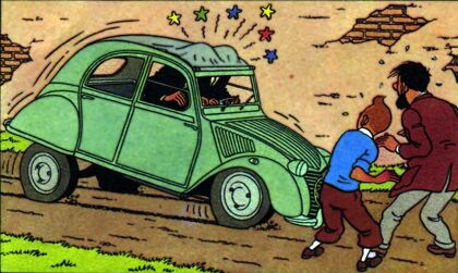 Los coches en los cómics (I)