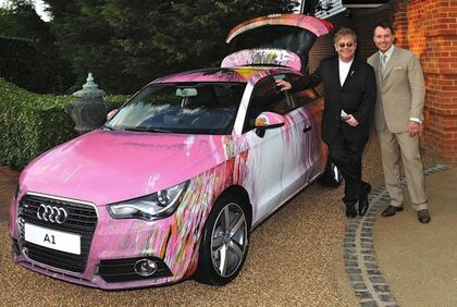 Audi A1, convertido en arte, se va de subasta