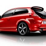 Volvo C30 2010 vista trasera