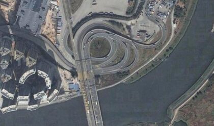 El increíble puente del lazo de corbata