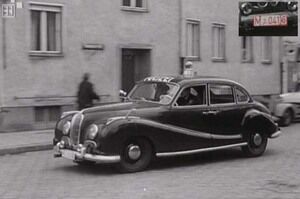 El BMW 501 vió la luz en Alemania en 1952.