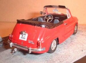 SEAT 600 L Convertible de 1972.