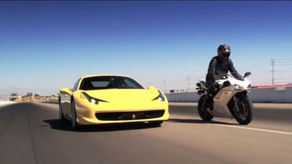 Forza Italia: Ferrari 458 Italia VS Ducati 1198 S