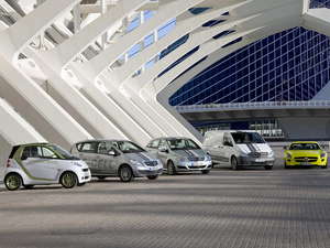 Gama de vehículos eléctricos de Mercedes-Benz