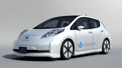 Primera imagen del Nissan Leaf Aero antes de Tokio
