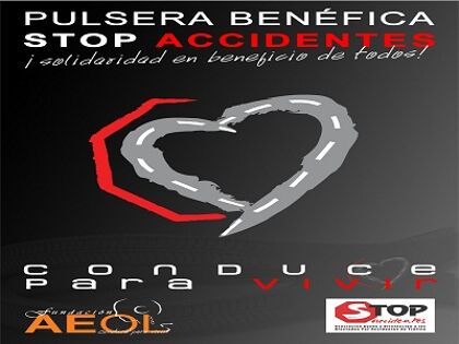 Pulsera solidaria Stop Accidentes