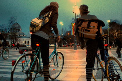 Las bicicletas, preferentes en el centro de Madrid