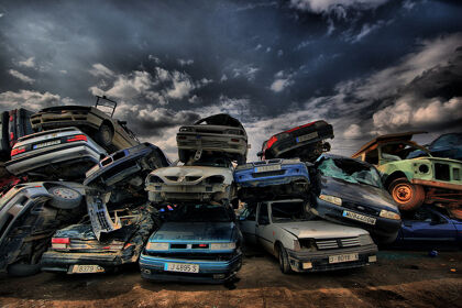 Así se reciclan los coches