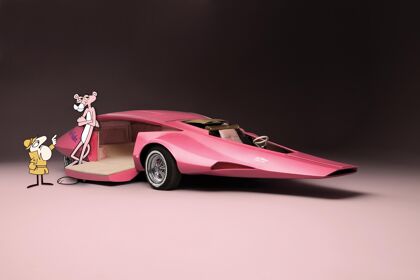 A subasta el coche de la Pantera Rosa