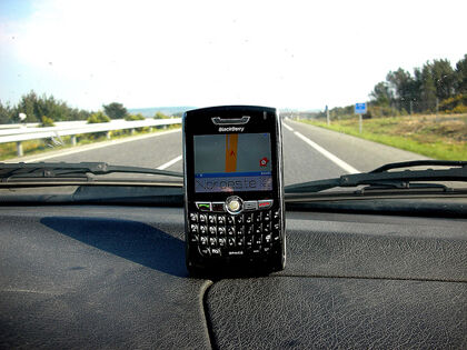 El apagón de BlackBerry redujo los accidentes