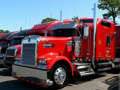 El morro de los camiones