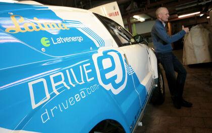 El coche eléctrico del Dakar