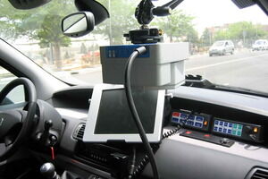 Un radar como éste, "cazó" al capitán Argüello a 207 km/h