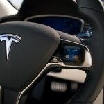 Tesla Model X Steering Wheel IPod Nano Like Thumb Controls 150x150