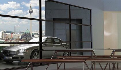 ¿Aparcar el coche en el balcón?