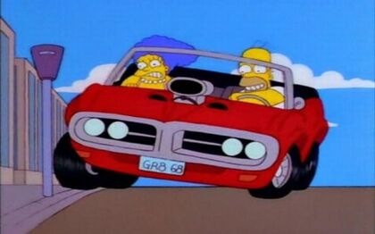 Los coches de Los Simpsons