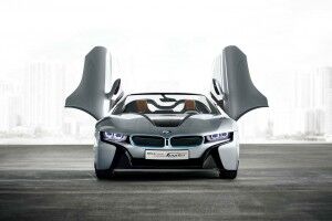 BMW_i8_Concept_Spyder_07 Incisivo frontal, fruto de un cuidadoso estudio en el túnel de viento