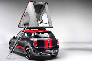 MINI_Camping_07 La tienda de techo “Swindon” se adapta perfectamente al MINI Countryman ALL4