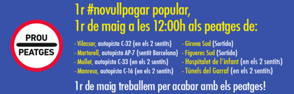 El abuso de los peajes, llama a la desobediencia