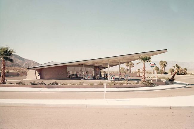 Albert Frey 1965 Enco Gas Station Palm Springs California