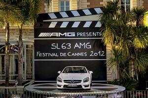 Mercedes_Cannes_2012_03 Mercedes-Benz SL 63 AMG a las puertas del Hotel InterContinental Carlton
