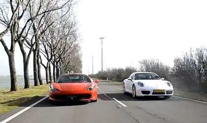 El duelo: Porsche Carrera S VS Ferrari 458 Italia