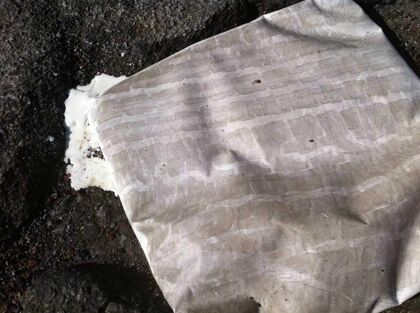 ¿La nueva forma de rellenar baches?