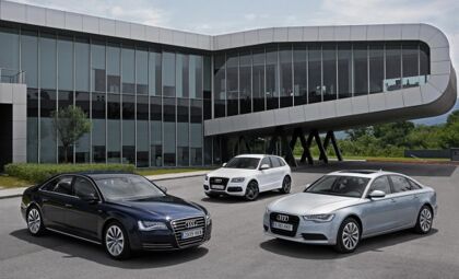 Gama Audi Hybrid: aros muy limpios