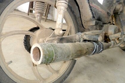 Tubos de escape con bambú, la última moda en China