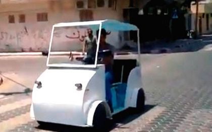 Coche eléctrico “made in Palestina”
