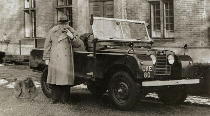 El Land Rover de Churchill, a subasta