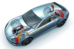 El Porsche Panamera Sport Turismo puede conducirse, en modo eléctrico, durante más de 30 kilómetros y hasta 130 km/h