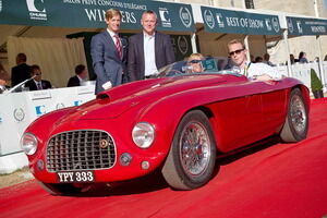 Salon_Prive_London_2012_31 El Ferrari 166 MM Barchetta de 1950, ganador del "Best of Show" del Concours d’Elégance