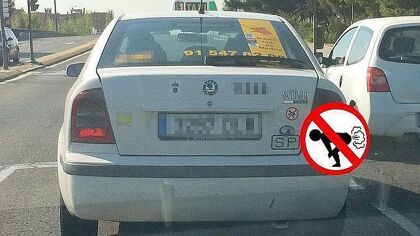 Taxistas contra las flatulencias