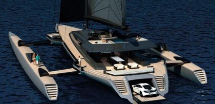 El yate con el que regalan un McLaren MP4-12C