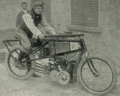 La primera carrera automovilística en España