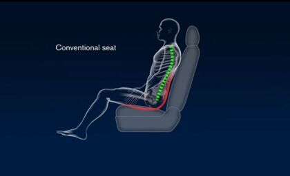 Asientos de gravedad cero y suaves como la piel humana