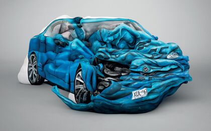 Body painting contra los accidentes