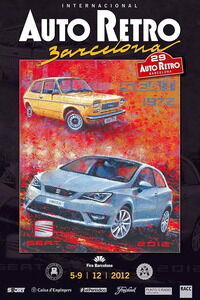 Cartel del salón, realizado por el artista argentino Juan Carlos Ferrigno